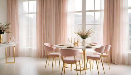 Obraz premium Photo interior modern design room 3d illustration