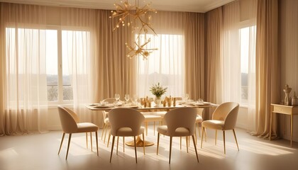 Obraz premium Photo interior modern design room 3d illustration