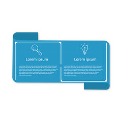 Modern Info-graphic Template for Business with four steps multi-Color design, labels design,