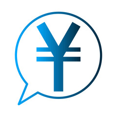 Obraz premium Yen icon template