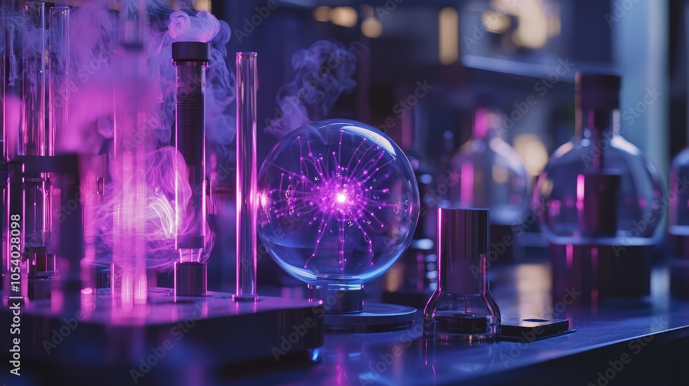 Poster serene lab experiment with electron flow visualization