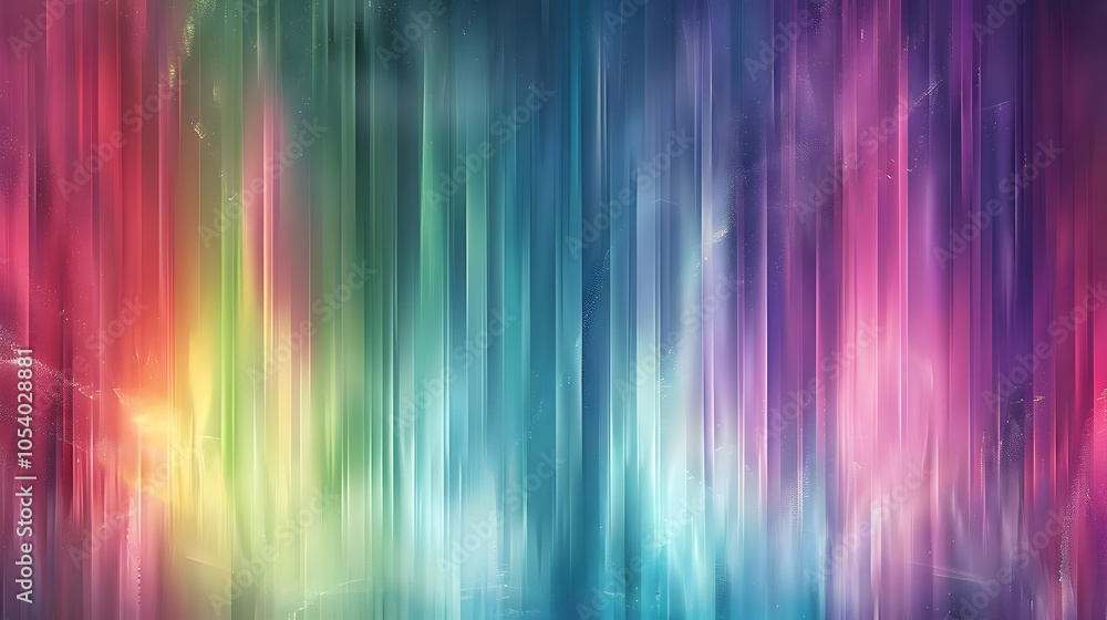 Poster abstract colorful vertical lines background with glowing light and textures.