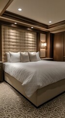 Modern Luxury Bedroom with Elegant Design and Lighting