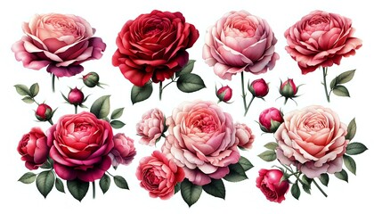 Obraz premium Elegant Symphony of Roses 