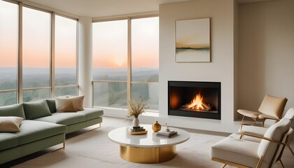 Photo interior modern design room
