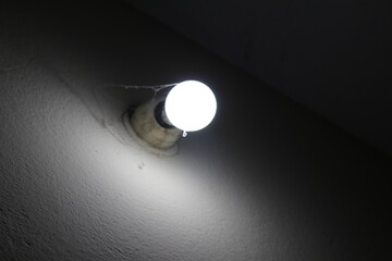 light on the wall