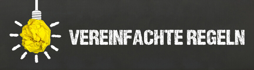 vereinfachte Regeln	