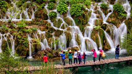The National Park Plitvica in Croatia 