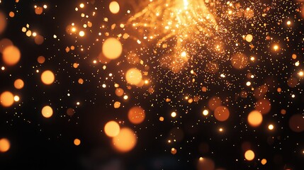 Obraz premium Vibrant Fireworks Bursting in Festive Background
