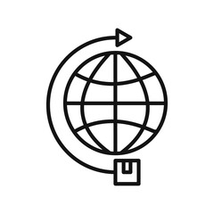 Export icon outline collection or set in black and white