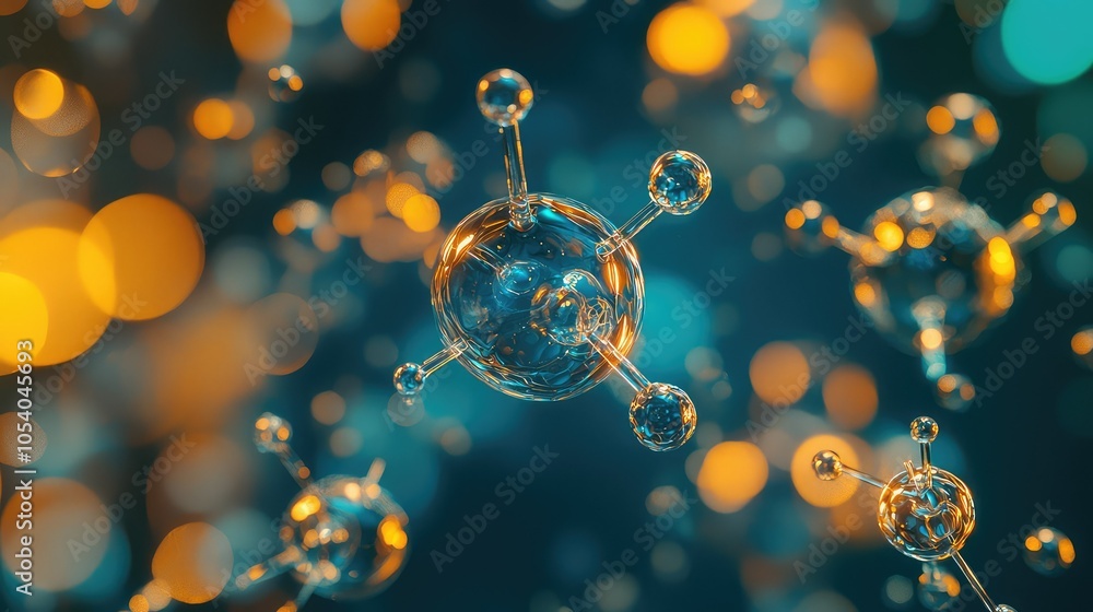Poster interaction of atoms in conceptual representation