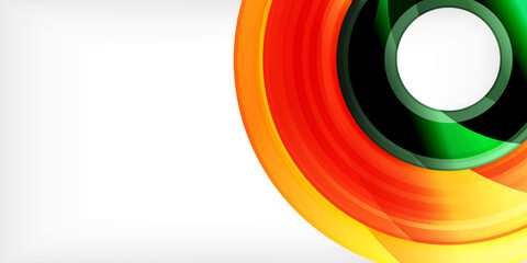Fototapeta premium Circles, round elements, ring shapes premium background. Vector Illustration For Wallpaper, Banner, Background, Card, Book Illustration, landing page
