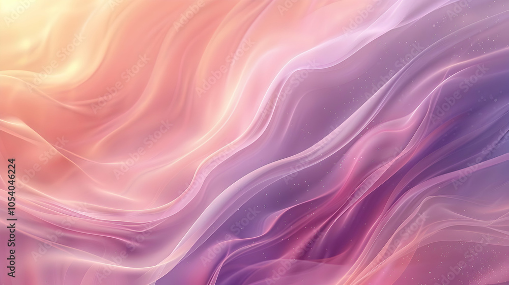 Aufkleber abstract pink and purple background with flowing lines and subtle sparkles.