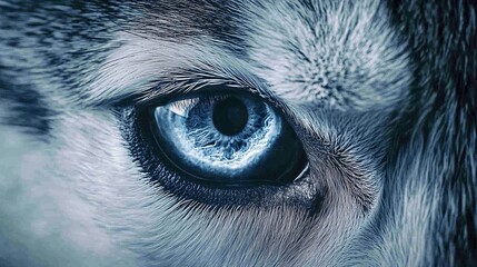A close-up shot of a dog's eye, capturing intricate details and emotions.