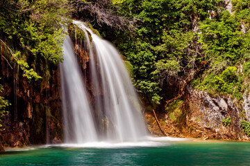 Fototapeta premium The National Park Plitvica in Croatia 