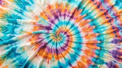 Psychedelic Swirls of Fabric in Vibrant Hues, a Kaleidoscope of Colors and Patterns, Capturing the Essence of Artistic Expression