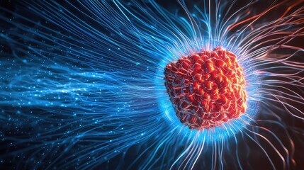 Captivating Illustration of Electrons in a Magnetic Field