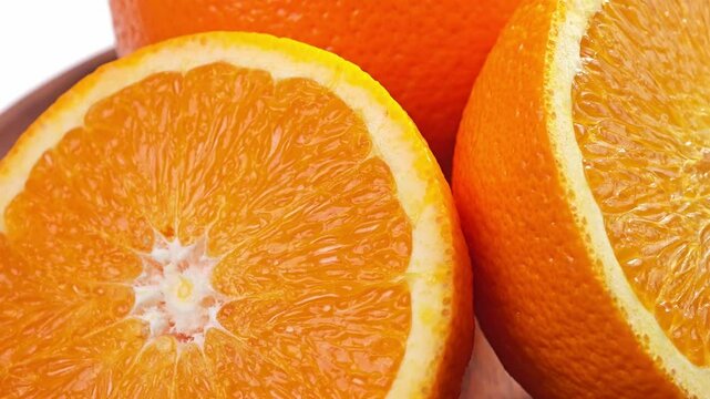 fresh juicy orange