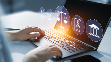 Online legal advice service with working for justice. Services a lawyer, notary or other legal...