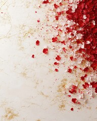 Abstract Sakura Petals on Elegant Background