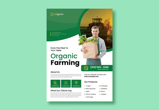 Agriculture Flyer Template