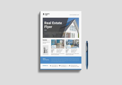 Real Estate Flyer Layout