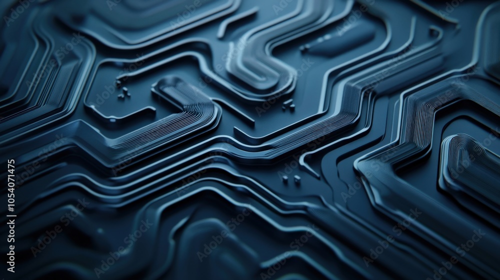 Poster Intricate circuit patterns a deep dive into modern technology and design aesthetics