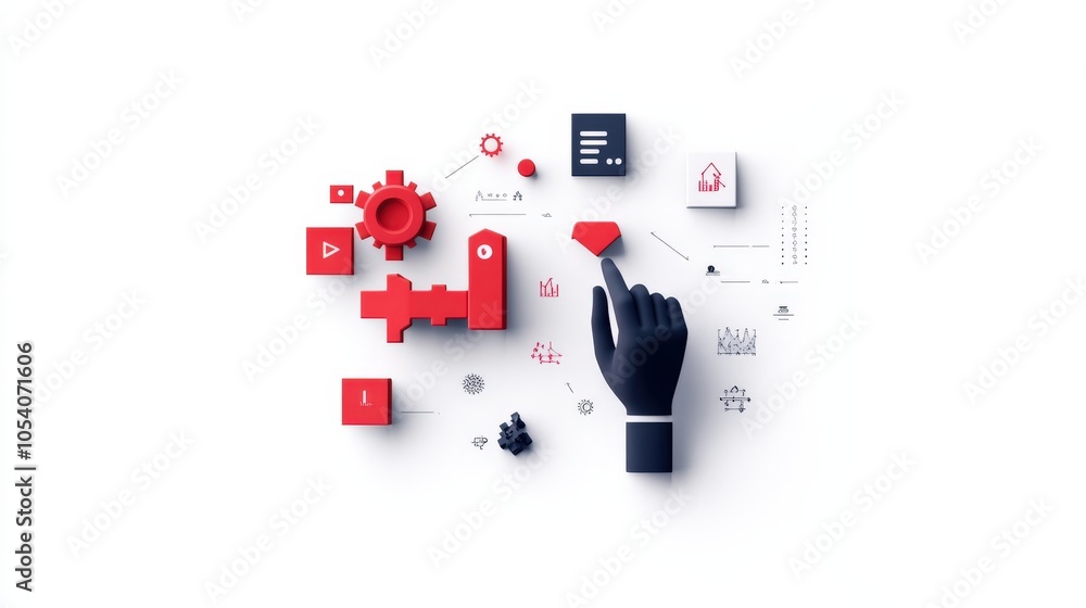 Poster Exploring innovative design concepts a visual interaction with technology and creativity