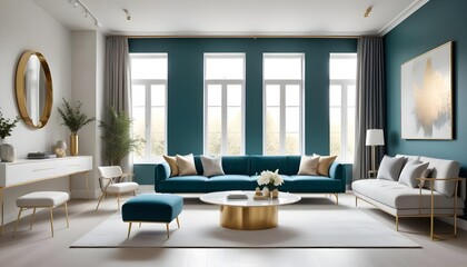 Fototapeta premium Photo interior modern design room 