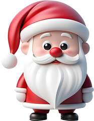 santa claus with a bag