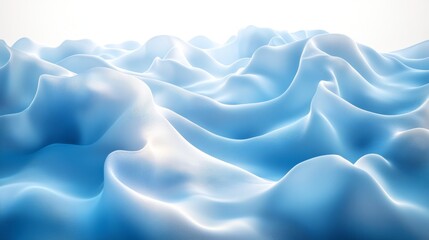 Obraz premium The image is a blue and white color with a wave pattern