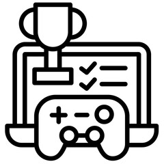 Obraz premium Gamification Icon