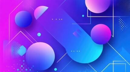 Vivid Electric Blue Fluid Background Design