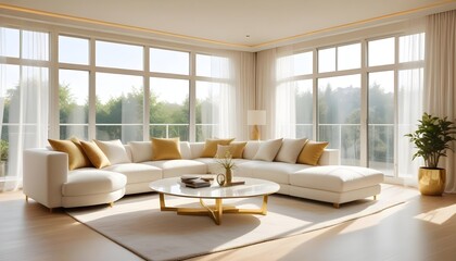 Photo interior modern design room 3d design