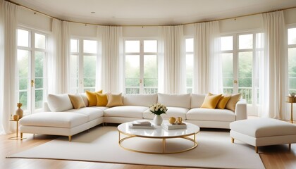 Photo interior modern design room 3d design