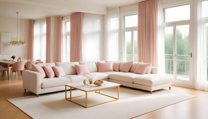 Photo interior modern design room 3d design