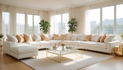 Photo interior modern design room 3d design
