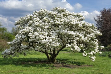 Stunning White Flower Tree in Full Bloom