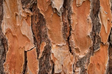 Pine tree bark organic texture