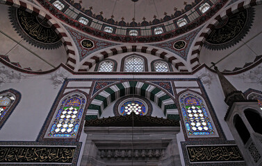 Obraz premium Pertev Pasha Mosque and Complex, located in Izmit, Turkey, was built by Mimar Sinan in the 16th century.