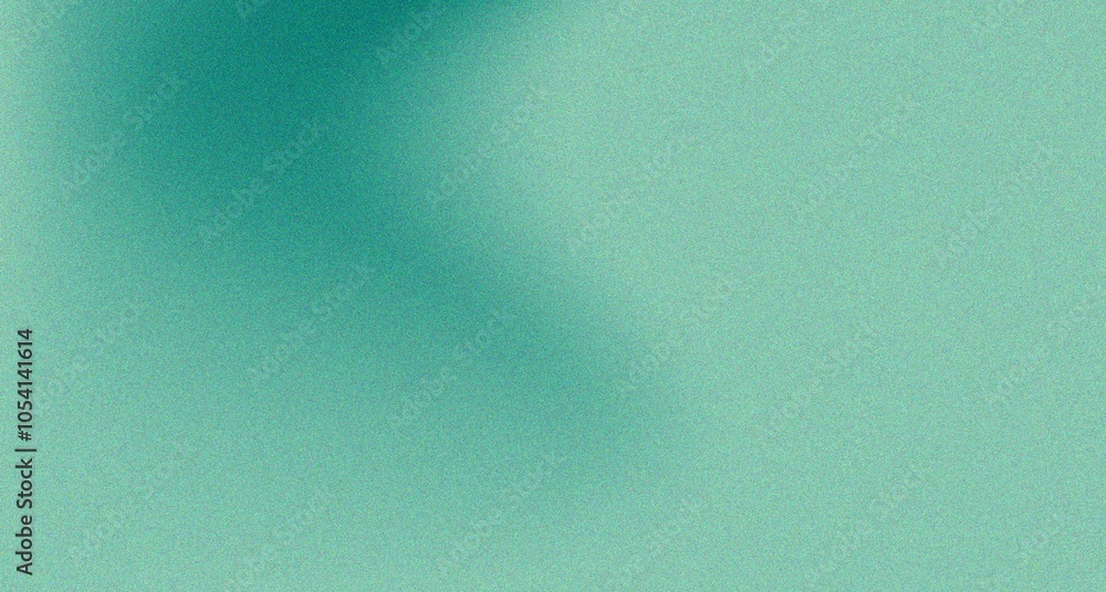 Wall mural abstract sage green gradient background with grain and noise texture for your graphic design