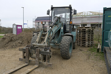 Fototapeta premium hausbaustelle