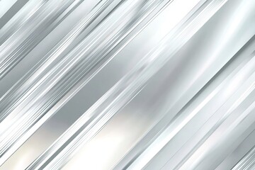 Obraz premium Abstract silver and white diagonal lines background. (2)