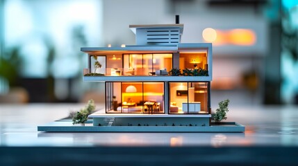 Obraz premium the concept of the Internet of Things with an image of a smart home, featuring various connected devices and appliances , the concept of the Internet of Things with an image of a smart home .