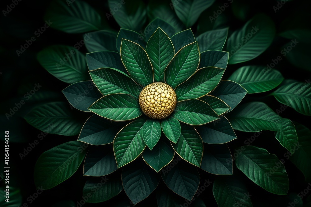 Poster simple geometric design of a flower blooming, with each petal representing aspects of life and the u