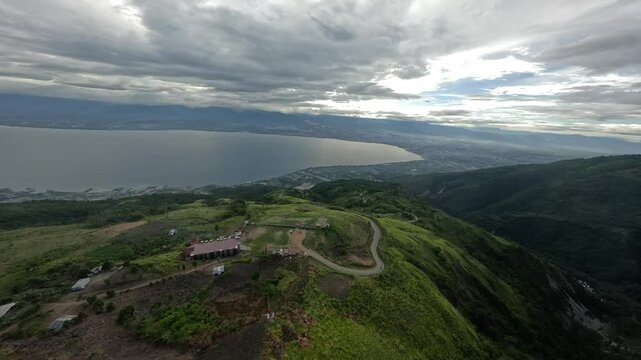 fpv drone from paralayang spot