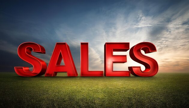 3D Sales sign