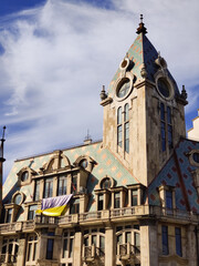 beautiful architecture in Area of ​​​​Europe in the city of Batumi Georgia