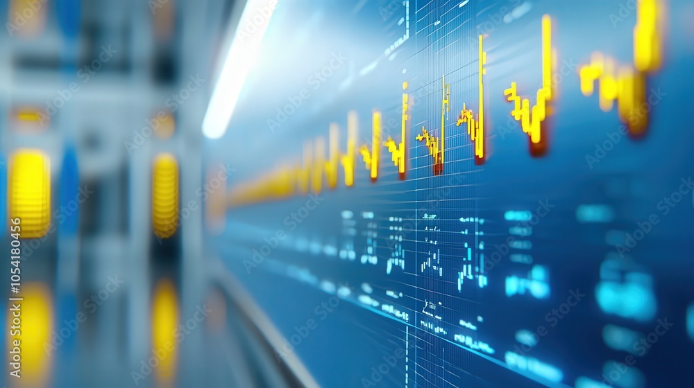 Aufkleber visualizing data trends an insight into modern analytics and technology in action