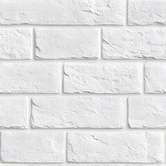 Fototapeta premium Seamless white brick wall texture with realistic surface detail for architecture, backgrounds, and interior design